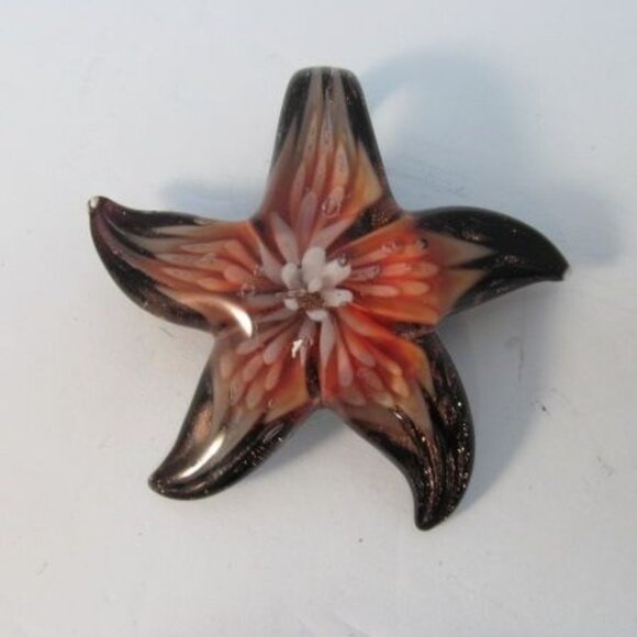 Variety of 7 Murano Art Glass Pendants - Picture 9 of 14